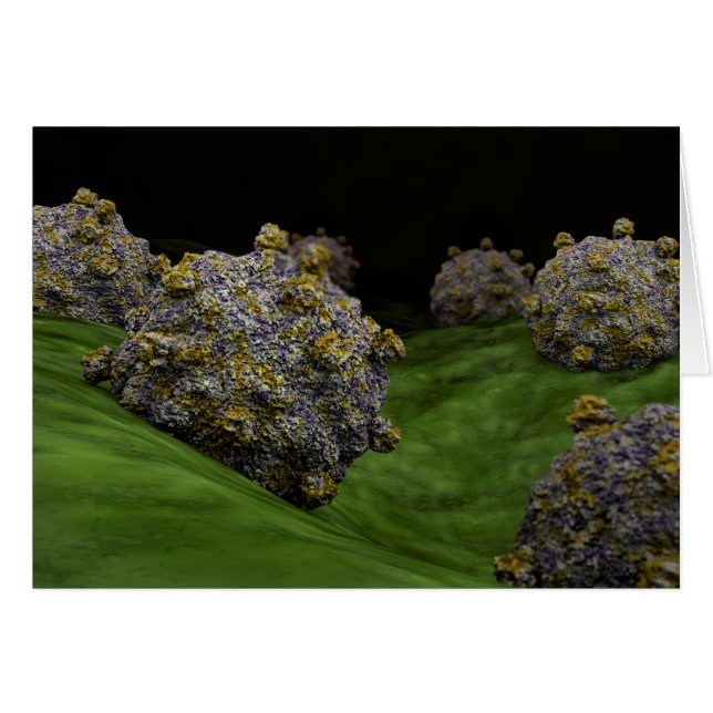 Conceptual Image Of Coxsackievirus 1 (Front Horizontal)