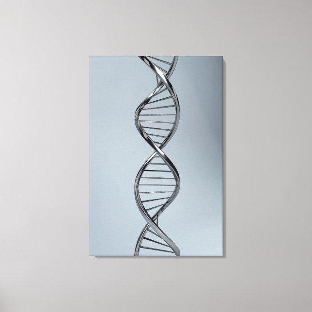 Conceptual Image Of DNA 2 Canvas Print (Front)