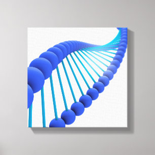 Conceptual Image Of DNA 5 Canvas Print
