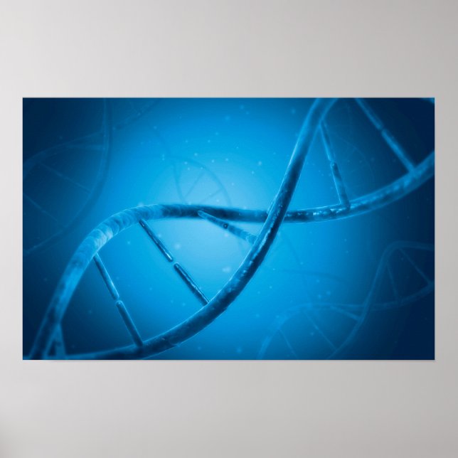 Conceptual Image Of DNA 6 Poster (Front)
