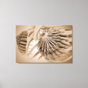 Conceptual Image Of Female Breast Anatomy 5 Canvas Print