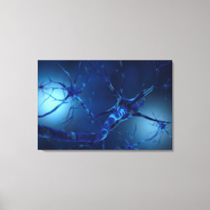 Conceptual Image Of Neuron 2 Canvas Print
