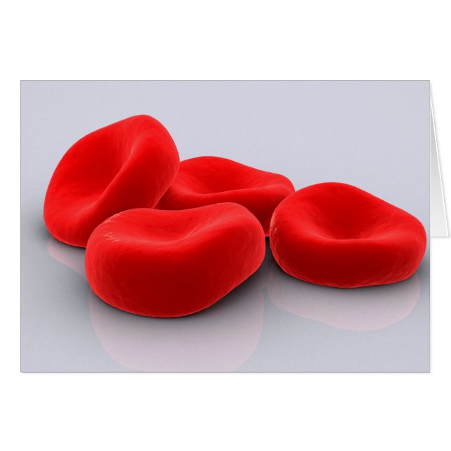 Conceptual Image Of Red Blood Cells (Front Horizontal)