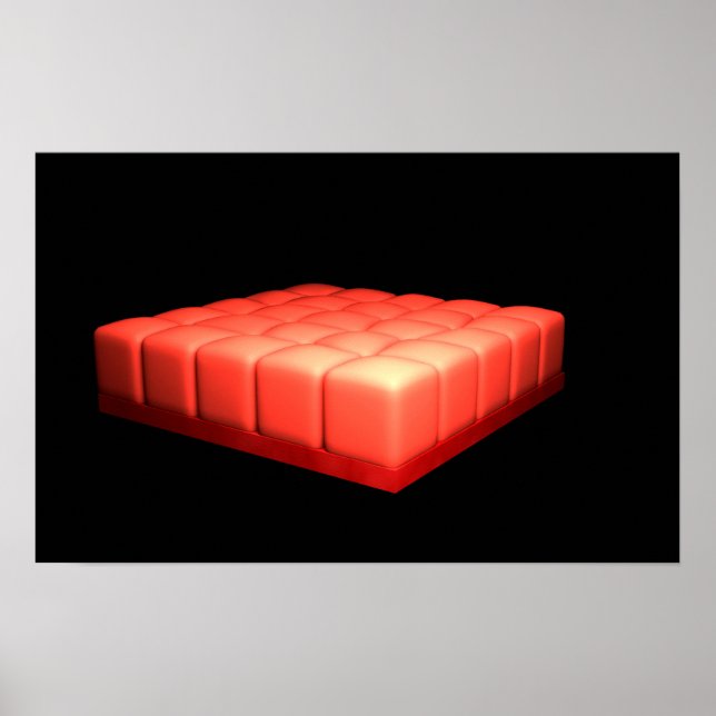 Conceptual Image Of Simple Cuboidal Epithelia Poster (Front)