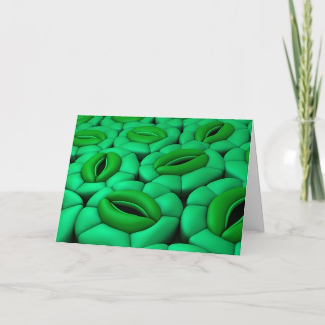 Conceptual Image Of Stomata 1 Card (Front)