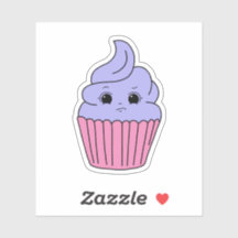 Concerned Lavender Cupcake