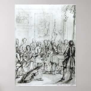 Concert at Montague House, 1736 Poster