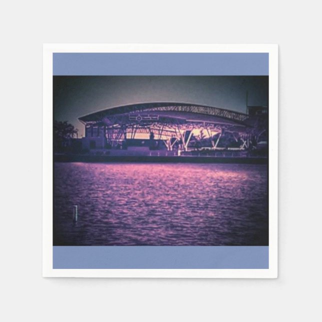 Concert By The Lake Napkin (Front)