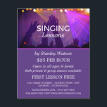 Concert Crowd, Vocalist Lessons Advertising Flyer<br><div class="desc">Concert Crowd,  Vocalist Lessons Advertising Flyers By The Business Card Store.</div>