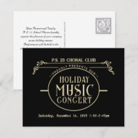 Concert de musique fantaisie Chorus Invitation Sch