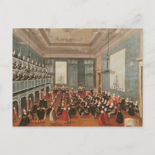 Concert given by the girls of the hospital postcard