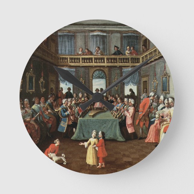 Concert in a Private House Round Clock (Front)