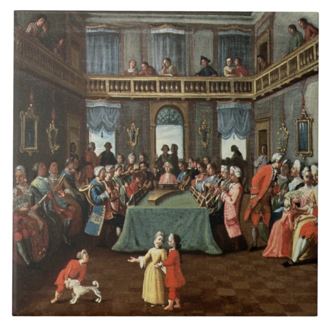 Concert in a Private House Tile (Front)