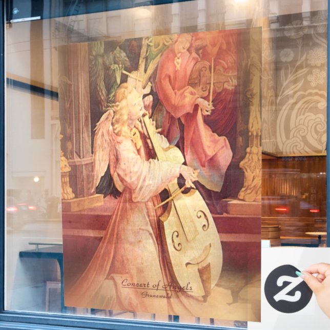 Concert of Angels Window Cling (Cafe Window)