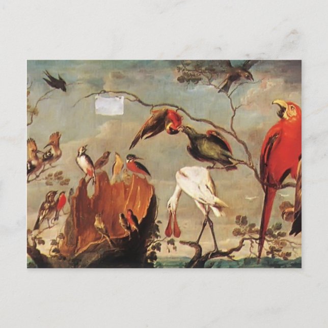 Concert of Birds by Frans Snyders Postcard (Front)