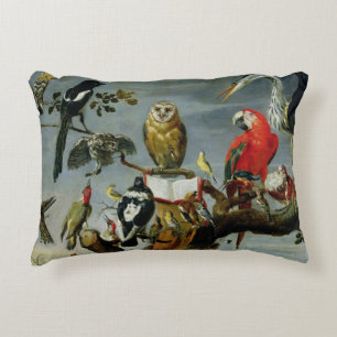 Concert of Birds Decorative Pillow