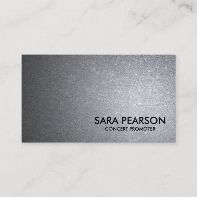 Concert Promoter Music Event Business Card (Front)