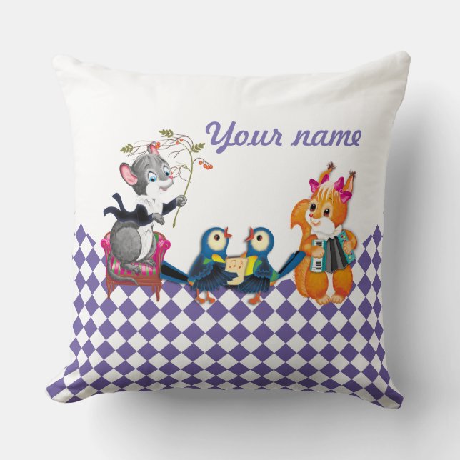 concert throw pillow (Front)