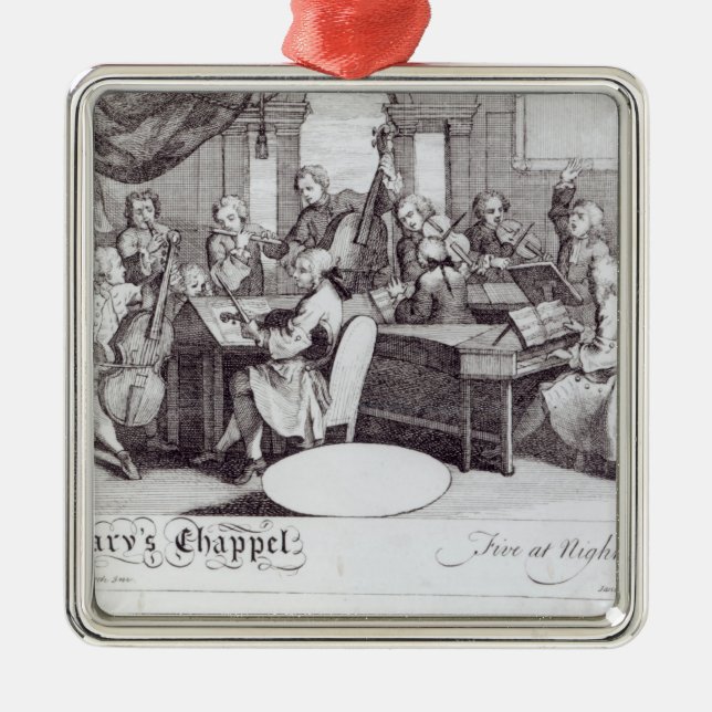 Concert Ticket for Mary's Chapel Metal Ornament (Front)