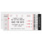 Concert Ticket Music Gig Unique Wedding