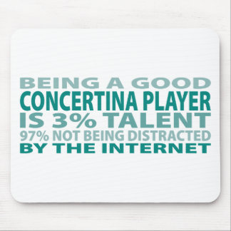 Concertina Player 3% Talent Mouse Pad