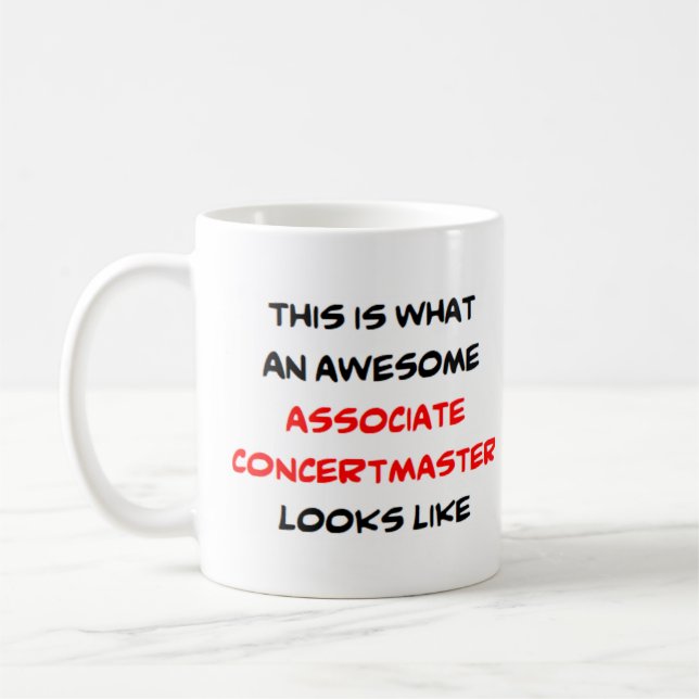 concertmaster associé, énorme tasse de café (Gauche)