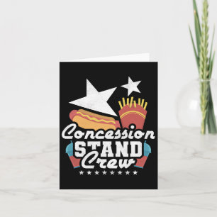 Concession Stand Crew Card
