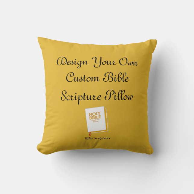 Concevez un coussin fait sur commande d'écriture (Recto)