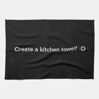 Concevez une serviette de cuisine noire