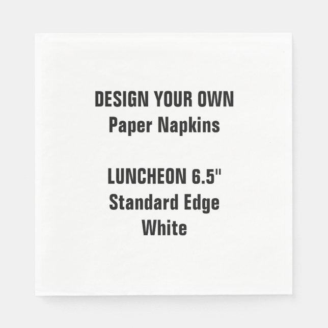 Concevez vos propres grandes serviettes en papier  (Devant)