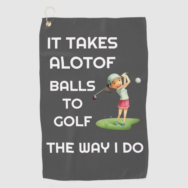 Concevez vos propres serviettes de golf personnali (Devant)