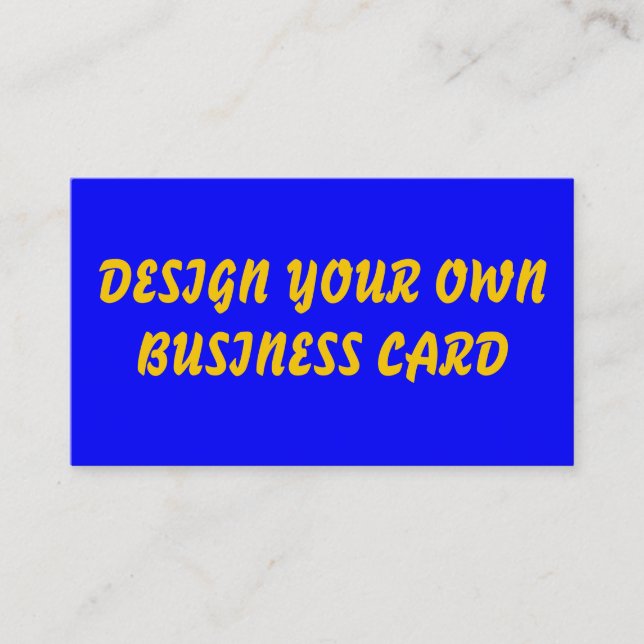 CONCEVEZ VOTRE CARTE D'OWNBUSINESS (Devant)