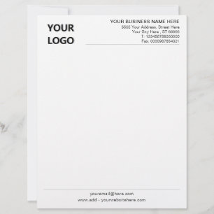 Concevez votre en-tête de lettre d'entreprise avec