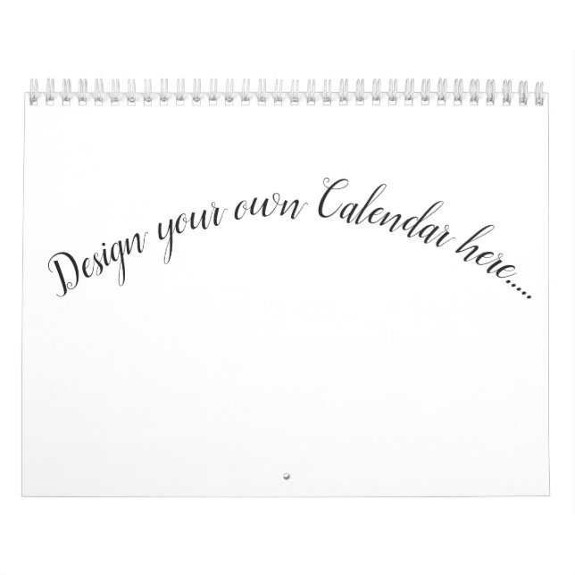 Concevez votre propre calendrier (Protection)
