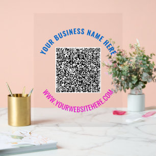 Concevez votre propre code QR personnalisé Texte s