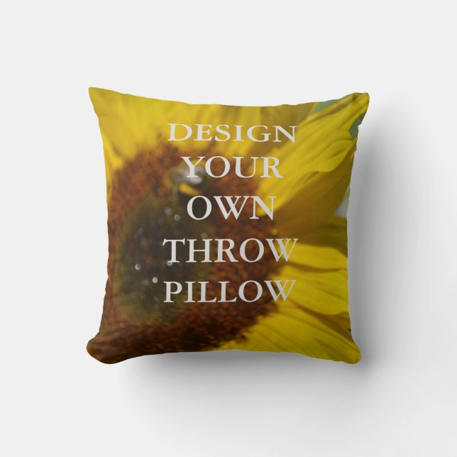 Concevez Votre Propre Coussin de Lancer (Recto)