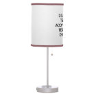 Concevez votre propre lampe de table