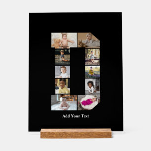 Concevez votre propre lettre D photo Collage