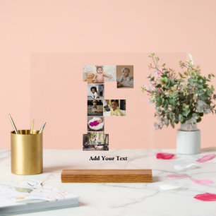 Concevez votre propre lettre F photo Collage