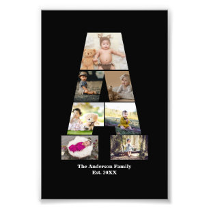 Concevez votre propre lettre Un collage photo