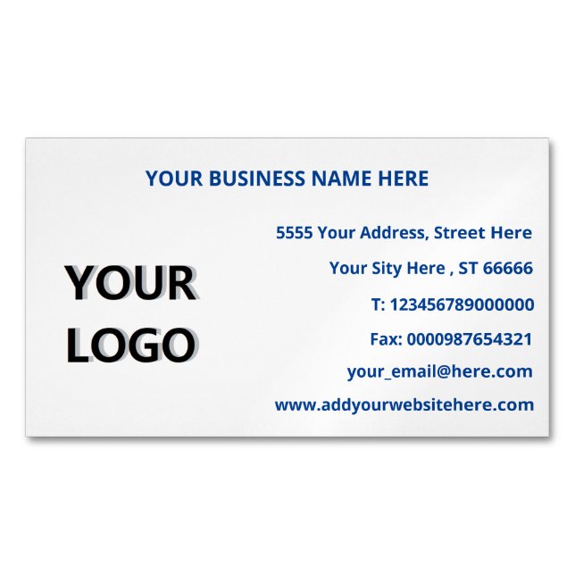 Concevez votre propre Modèle d'aimants Carte de vi (devant)