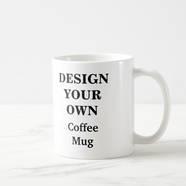 Concevez votre propre Mug - Blanc (Droite)