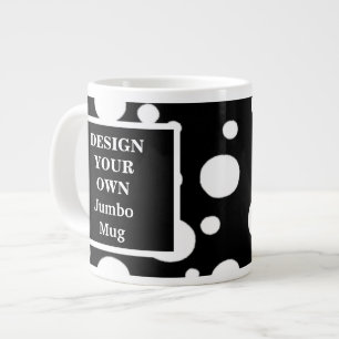 Concevez votre propre Mug Jumbo - Zones Noires et 