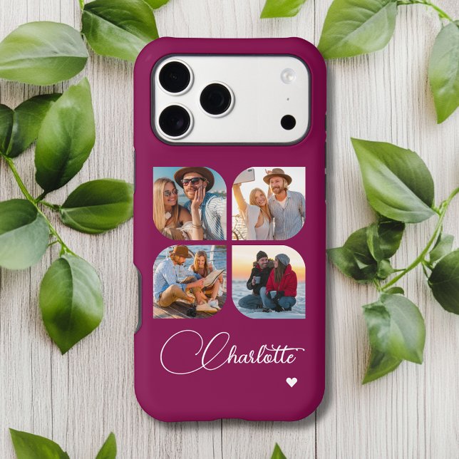 Concevez Votre Propre Nom Personnalisé avec 4 Phot (Créateur téléchargé)