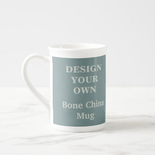 Concevez votre propre os Chine Mug - Turquoise