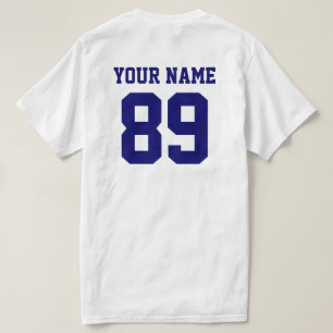 Concevez votre propre T-shirt de nombres