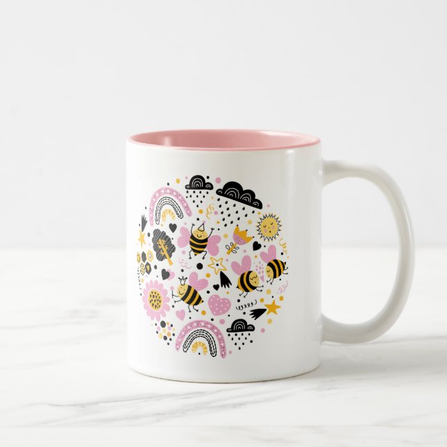 Concevez votre propre : -) tasse à café à deux ton (Droit)