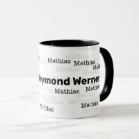 concevoir une jolie tasse avec votre propre nom de