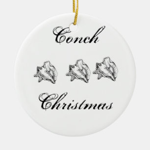 Conch Christmas Ornament