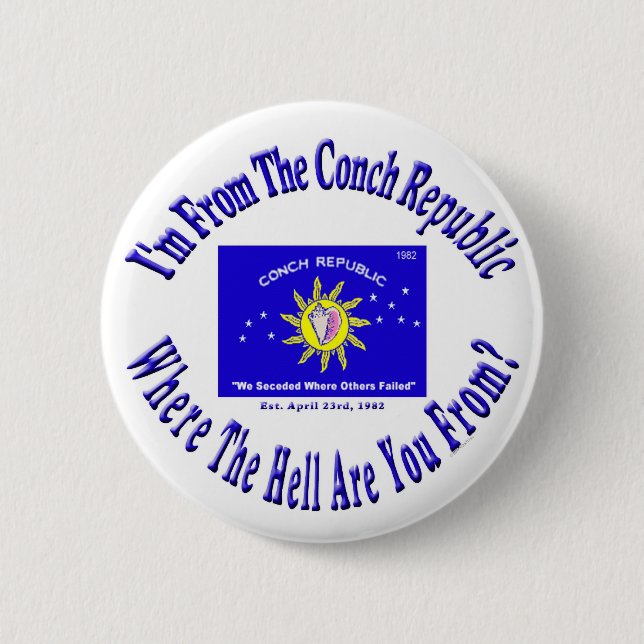 Conch Republic 2 copy.jpg 2 Inch Round Button (Front)